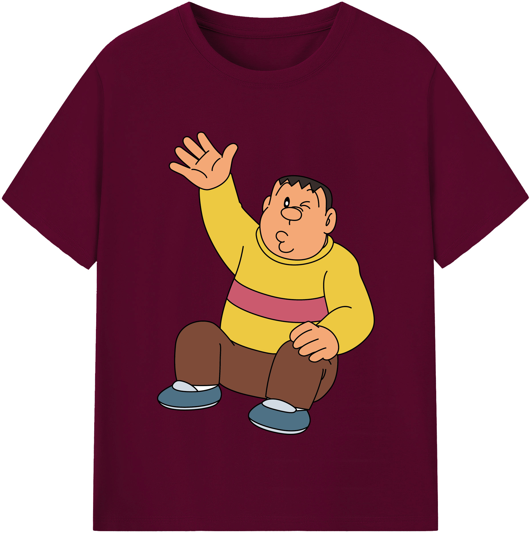 （画像用） ドラえもん 剛田武 Doraemon Gouta Takeshi レディースカジュアルプリントTシャツ（綿100％）
